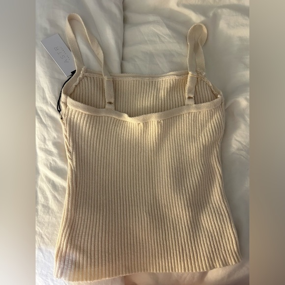 ASTR The Label Cream Knit Tanktop - Picture 4 of 4